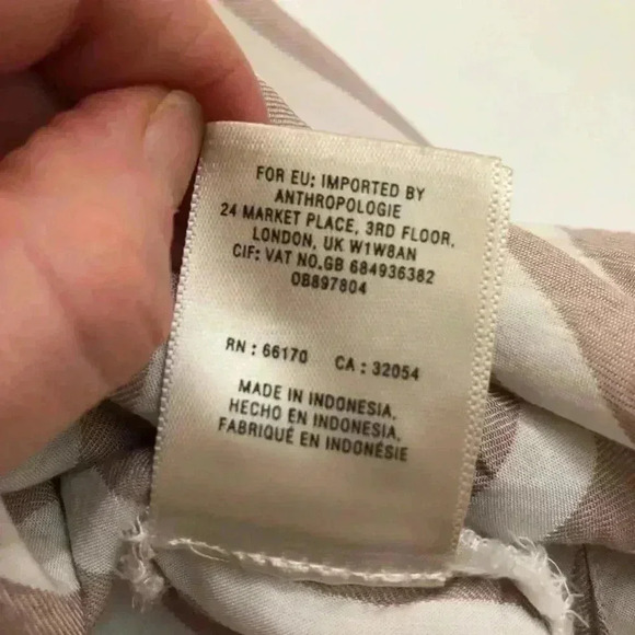 Anthropologie Maeve Striped Marianna Wrap  Top XS - Picture 14 of 15